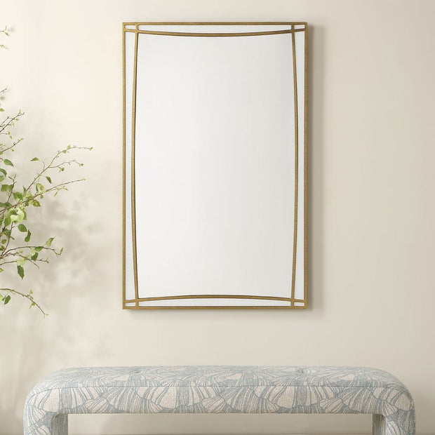 Uttermost Florence Warm Antique Gold Mirror