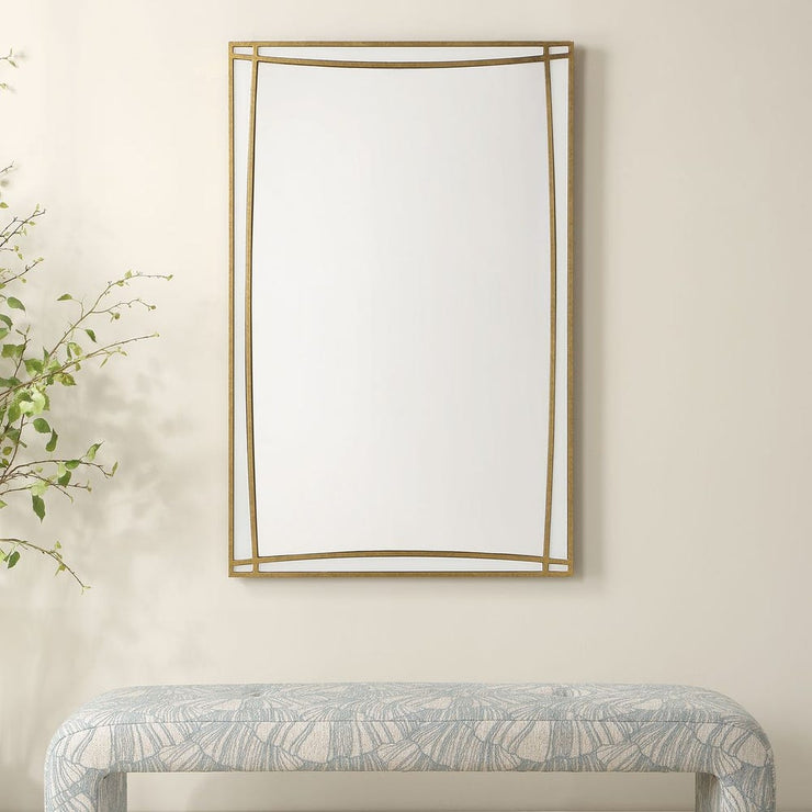 Uttermost Florence Warm Antique Gold Mirror