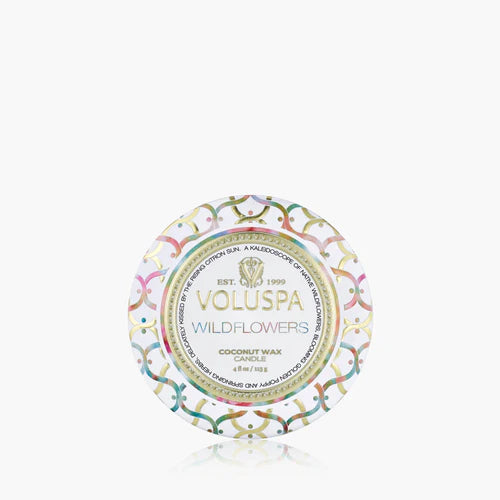 Voluspa Wildflowers Mini Tin Candle ~4oz