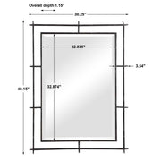 Uttermost Ironworks Industrial Iron Mirror