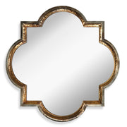 Uttermost Lourosa Quatrefoil Champagne Silver Mirror