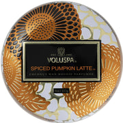 Voluspa Spiced Pumpkin Latte Mini Tin Candle ~ LIMITED QUANTITIES