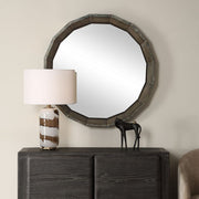 Uttermost Neve Rich Bronze Round Mirror