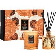 Voluspa Spiced Pumpkin Latte Demi Candle and Diffuser Gift Set