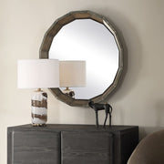 Uttermost Neve Rich Bronze Round Mirror