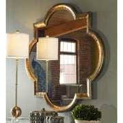 Uttermost Lourosa Quatrefoil Champagne Silver Mirror