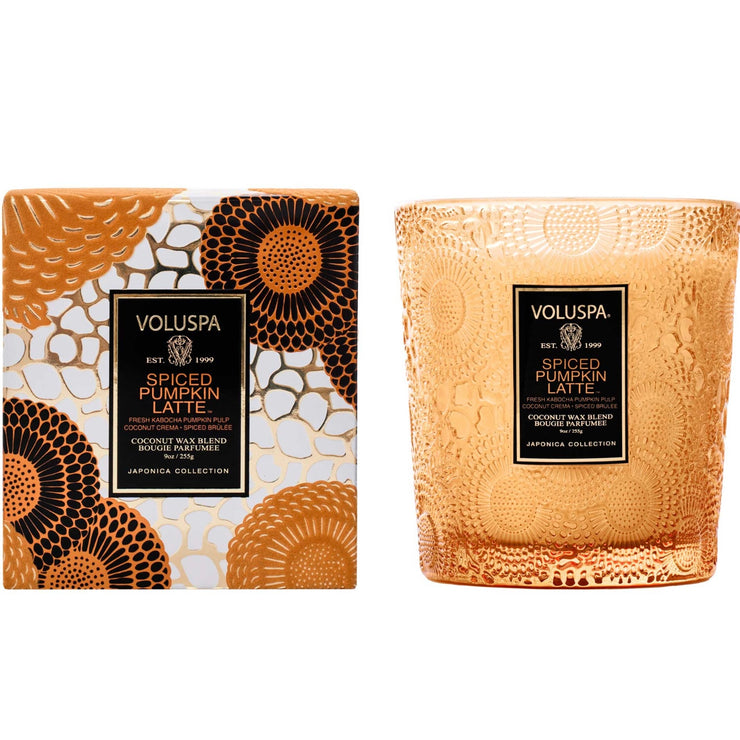 Voluspa Spiced Pumpkin Latte Classic Candle 9 oz. ~ LIMITED QUANTITIES