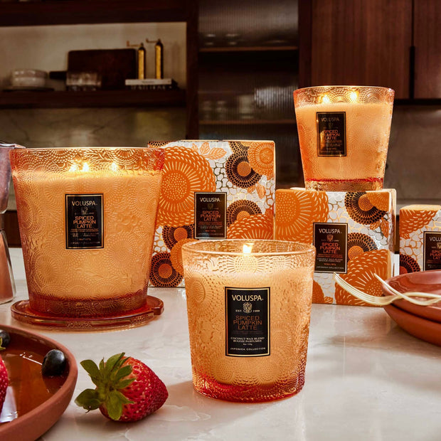 Voluspa Spiced Pumpkin Latte Classic Candle 9 oz. ~ LIMITED QUANTITIES
