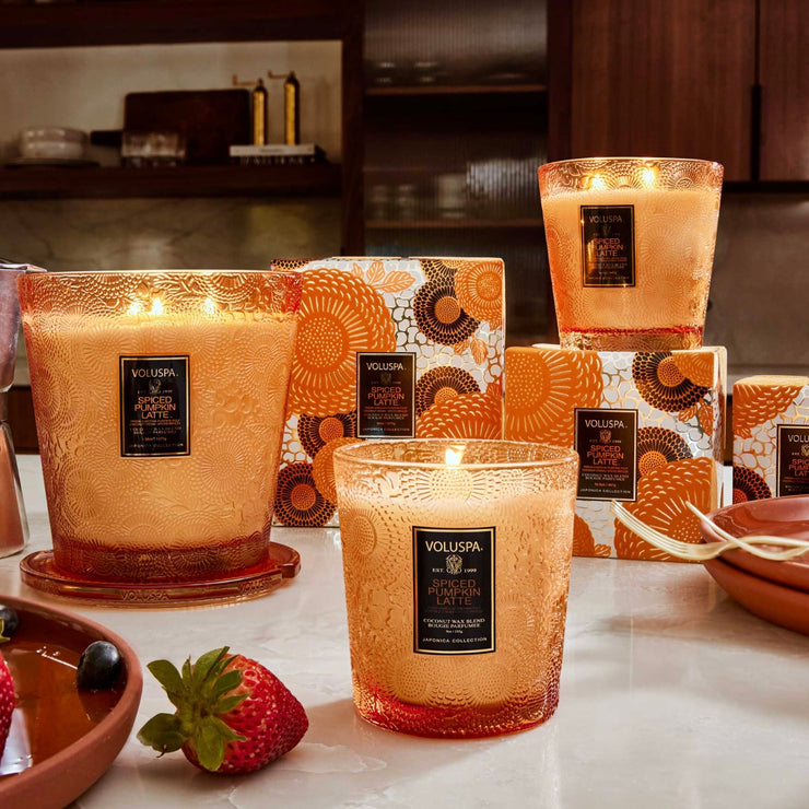 Voluspa Spiced Pumpkin Latte Classic Candle 9 oz. ~ LIMITED QUANTITIES