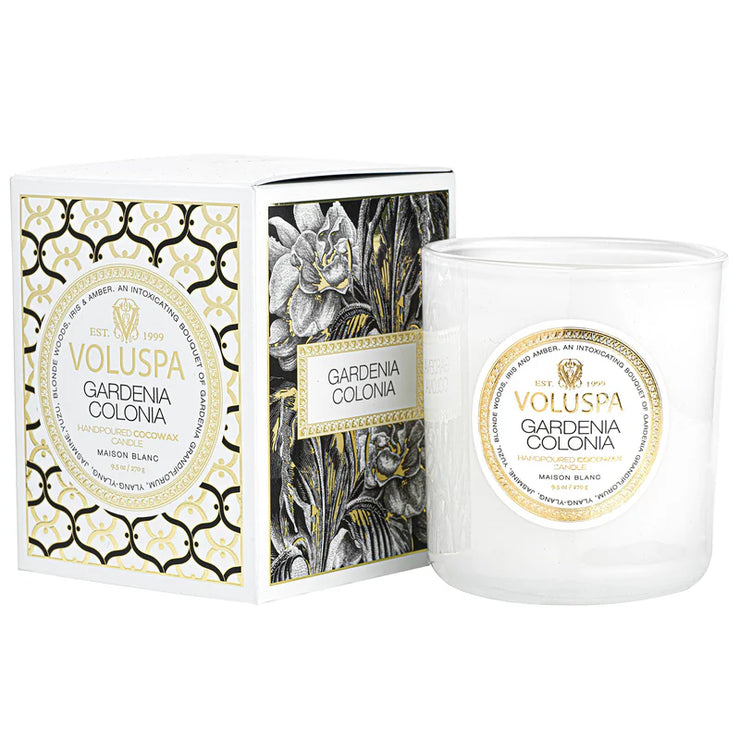 Voluspa Gardenia Colonia Classic Candle~9.5oz