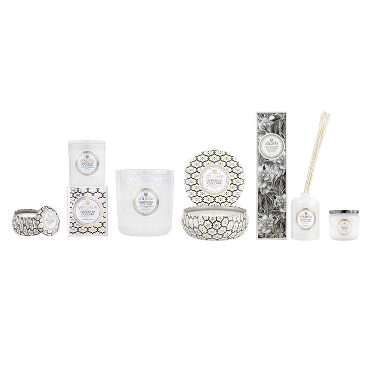 Voluspa Gardenia Colonia Petite Jar Candle ~4.5oz