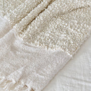 Pom Pom at Home Murphy Boucle Oversized Throw Blanket ~ Available in Ivory, Moss, Seaglass, Walnut & Midnight