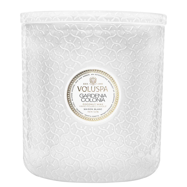 Voluspa Gardenia Colonia 5 Wick Hearth Candle ~123oz
