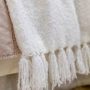 Pom Pom at Home Murphy Boucle Oversized Throw Blanket ~ Available in Ivory, Moss, Seaglass, Walnut & Midnight