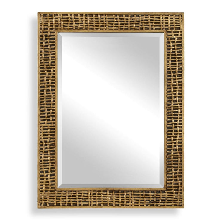 Uttermost Woven In Time Antique Gold Mirror