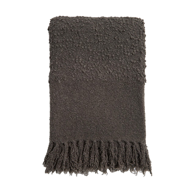 Pom Pom at Home Murphy Boucle Oversized Throw Blanket ~ Available in Ivory, Moss, Seaglass, Walnut & Midnight