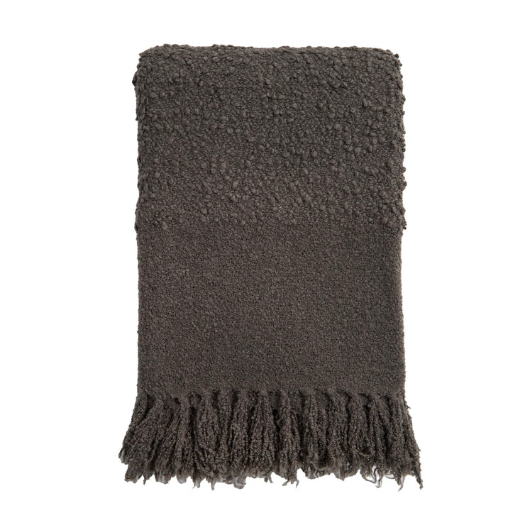 Pom Pom at Home Murphy Boucle Oversized Throw Blanket ~ Available in Ivory, Moss, Seaglass, Walnut & Midnight
