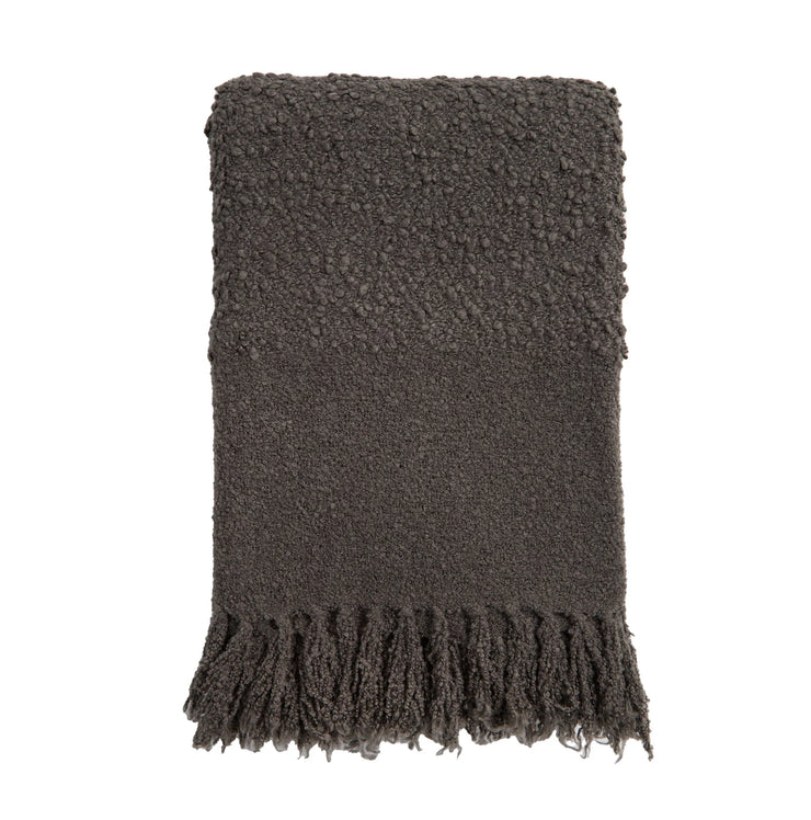 Pom Pom at Home Murphy Boucle Oversized Throw Blanket ~ Available in Ivory, Moss, Seaglass, Walnut & Midnight