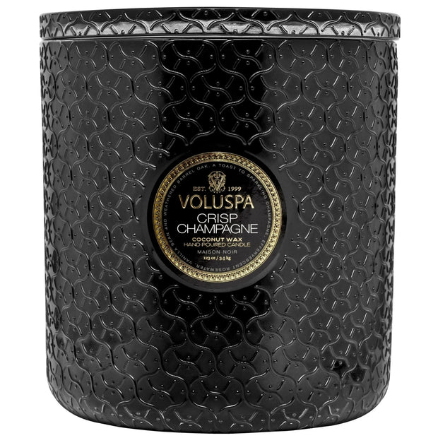 Voluspa Crisp Champagne 5 Wick Hearth Candle ~ 123 oz.