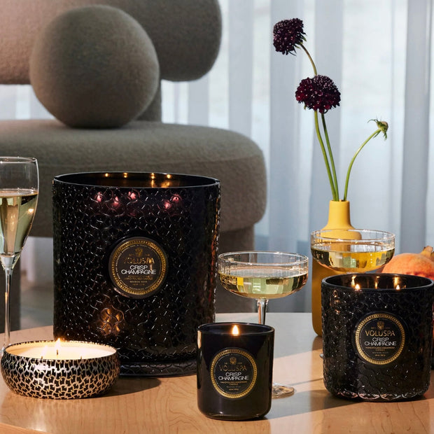Voluspa Crisp Champagne 5 Wick Hearth Candle ~ 123 oz.