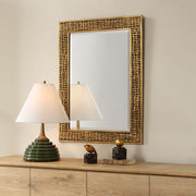 Uttermost Woven In Time Antique Gold Mirror