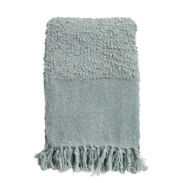 Pom Pom at Home Murphy Boucle Oversized Throw Blanket ~ Available in Ivory, Moss, Seaglass, Walnut & Midnight