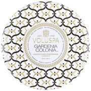 Voluspa Gardenia Colonia 3 Wick Tin Candle ~12oz