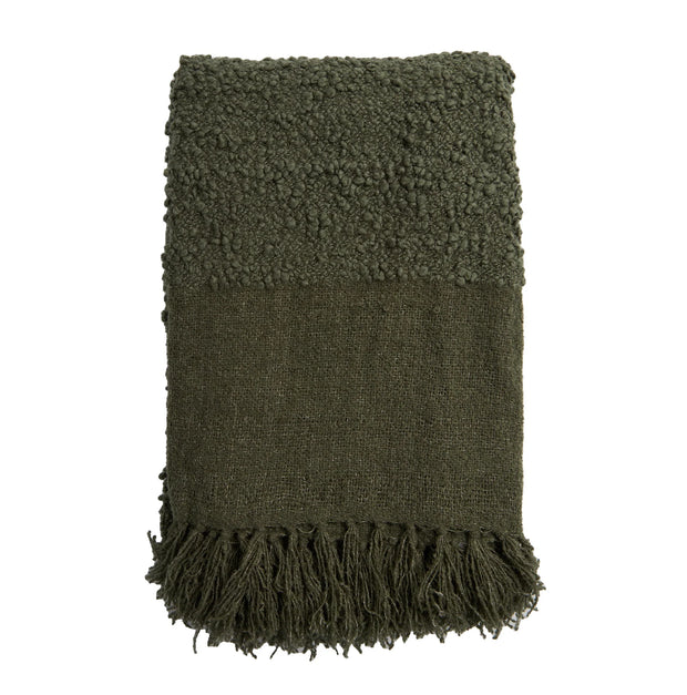 Pom Pom at Home Murphy Boucle Oversized Throw Blanket ~ Available in Ivory, Moss, Seaglass, Walnut & Midnight