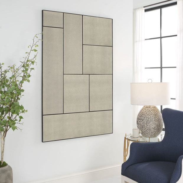 Uttermost Puzzle Piece Slim Black Mirror