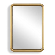 Uttermost Atkinson Antique Brass Rectangular Mirror