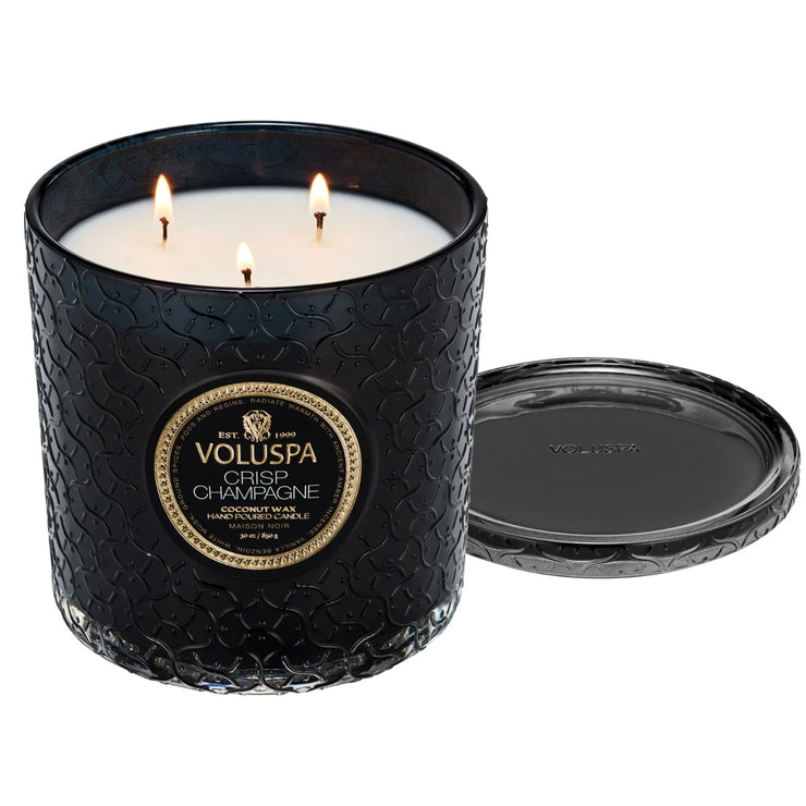 Voluspa Crisp Champagne Luxe Candle ~ 30 oz.