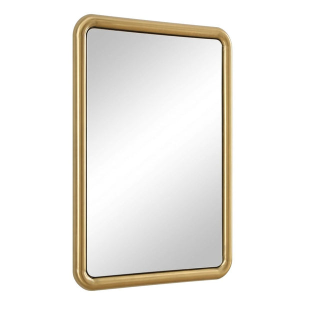 Uttermost Atkinson Antique Brass Rectangular Mirror