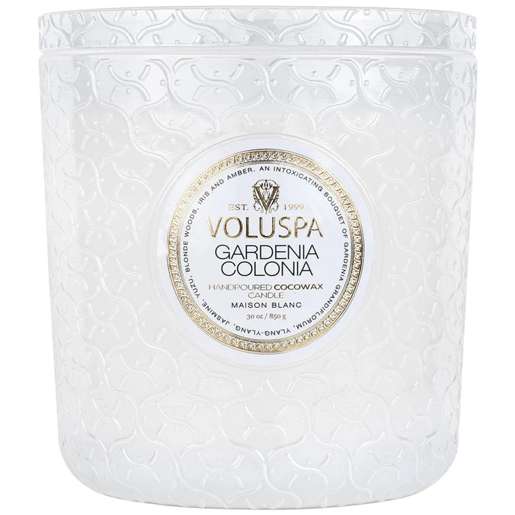 Voluspa Gardenia Colonia Luxe Candle ~30oz