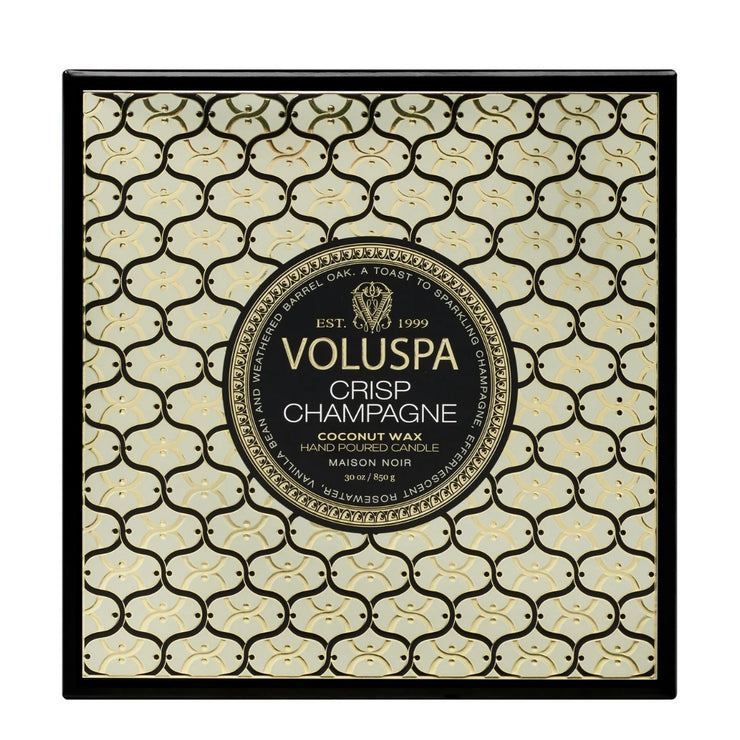 Voluspa Crisp Champagne Luxe Candle ~ 30 oz.