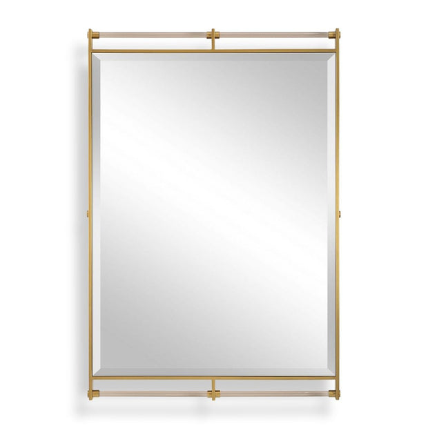 Uttermost Ripoll Plated Antique Brass Mirror