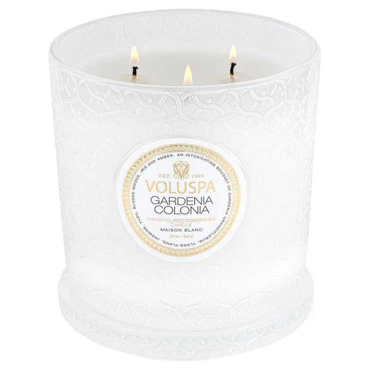 Voluspa Gardenia Colonia Luxe Candle ~30oz