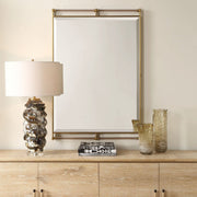 Uttermost Ripoll Plated Antique Brass Mirror