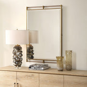 Uttermost Ripoll Plated Antique Brass Mirror
