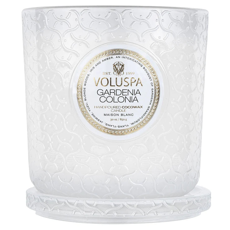 Voluspa Gardenia Colonia Luxe Candle ~30oz