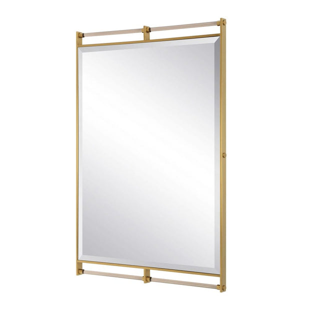Uttermost Ripoll Plated Antique Brass Mirror