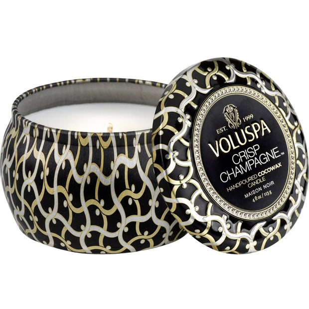 Voluspa Crisp Champagne Mini Tin Candle