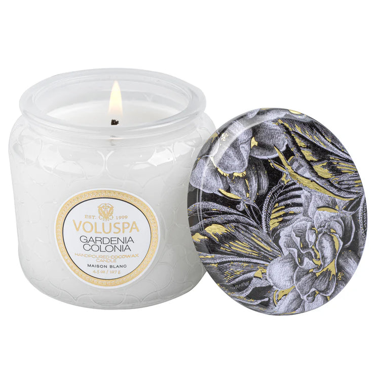Voluspa Gardenia Colonia Petite Jar Candle ~4.5oz