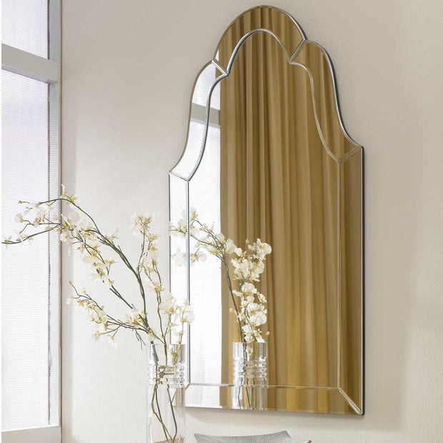 Uttermost Hovan Polished Edges Arch Mirror