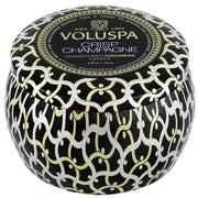 Voluspa Crisp Champagne Mini Tin Candle