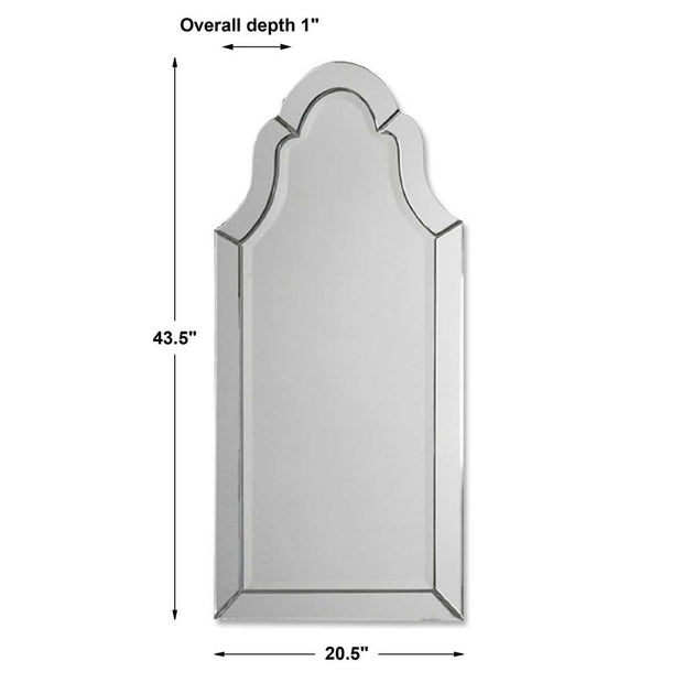 Uttermost Hovan Polished Edges Arch Mirror