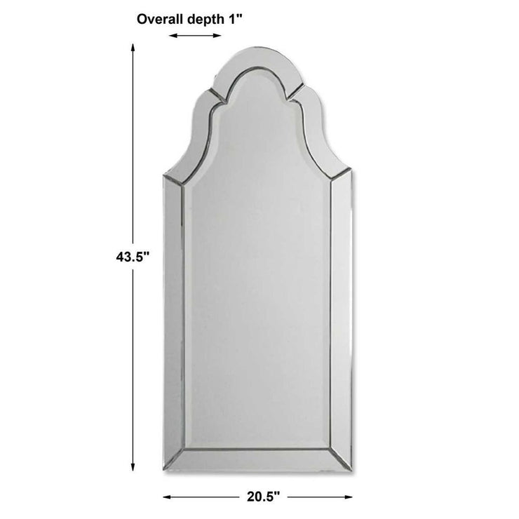 Uttermost Hovan Polished Edges Arch Mirror
