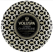 Voluspa Crisp Champagne 3 Wick Tin Candle