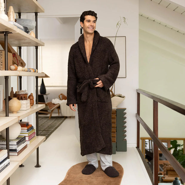 Kashwere Ultra Plush Walnut Signature Shawl Collar Robe
