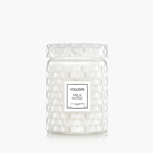 Voluspa Milk Rose Large Jar Candle ~18oz