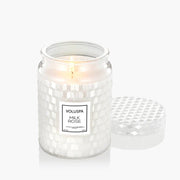 Voluspa Milk Rose Large Jar Candle ~18oz